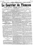 Courrier de Tlemcen : recension des événements (1863 à 1924)
