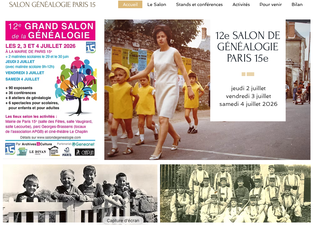 salon généalogie
