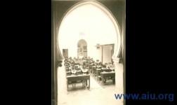 photothèque de l'AIU - Rabat début du XXème siècle - classe de l'école de filles