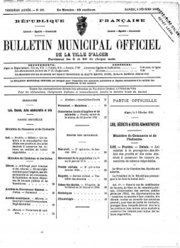BMO de la ville d'Alger